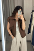 وست کژوال زیپ دار مدل باکسی مازراتی