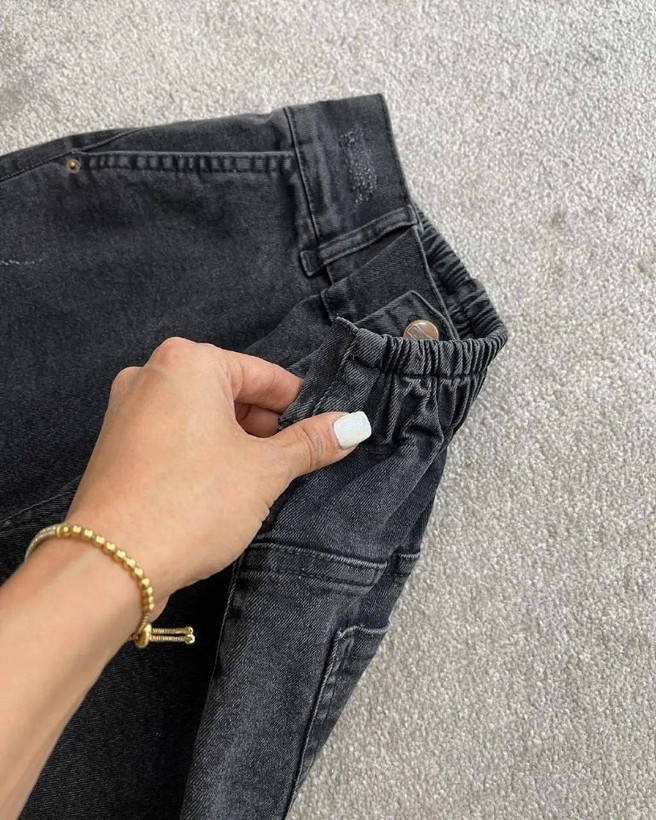 شلوار جین کاغذی مام استایل اصلی ترک اعلا