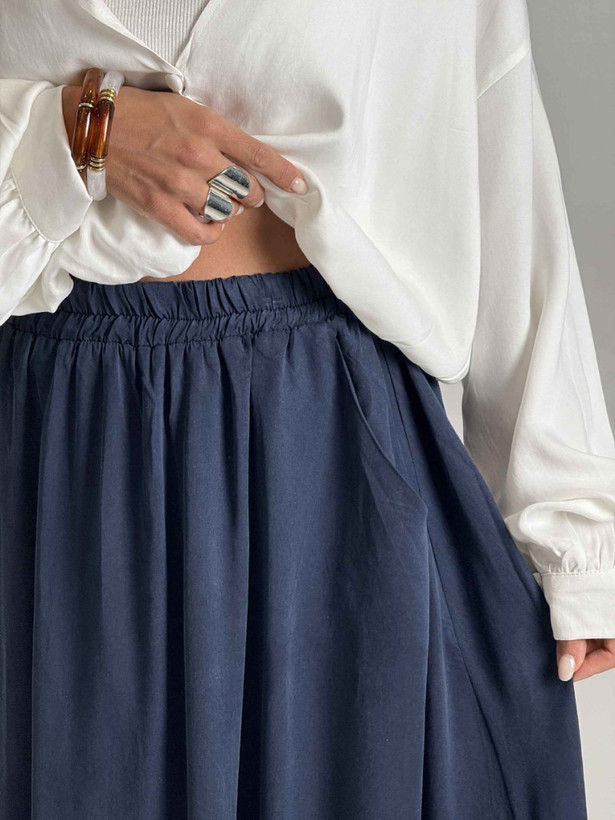 دامن زنانه اصلی جیبدار بیرونپوش خنک